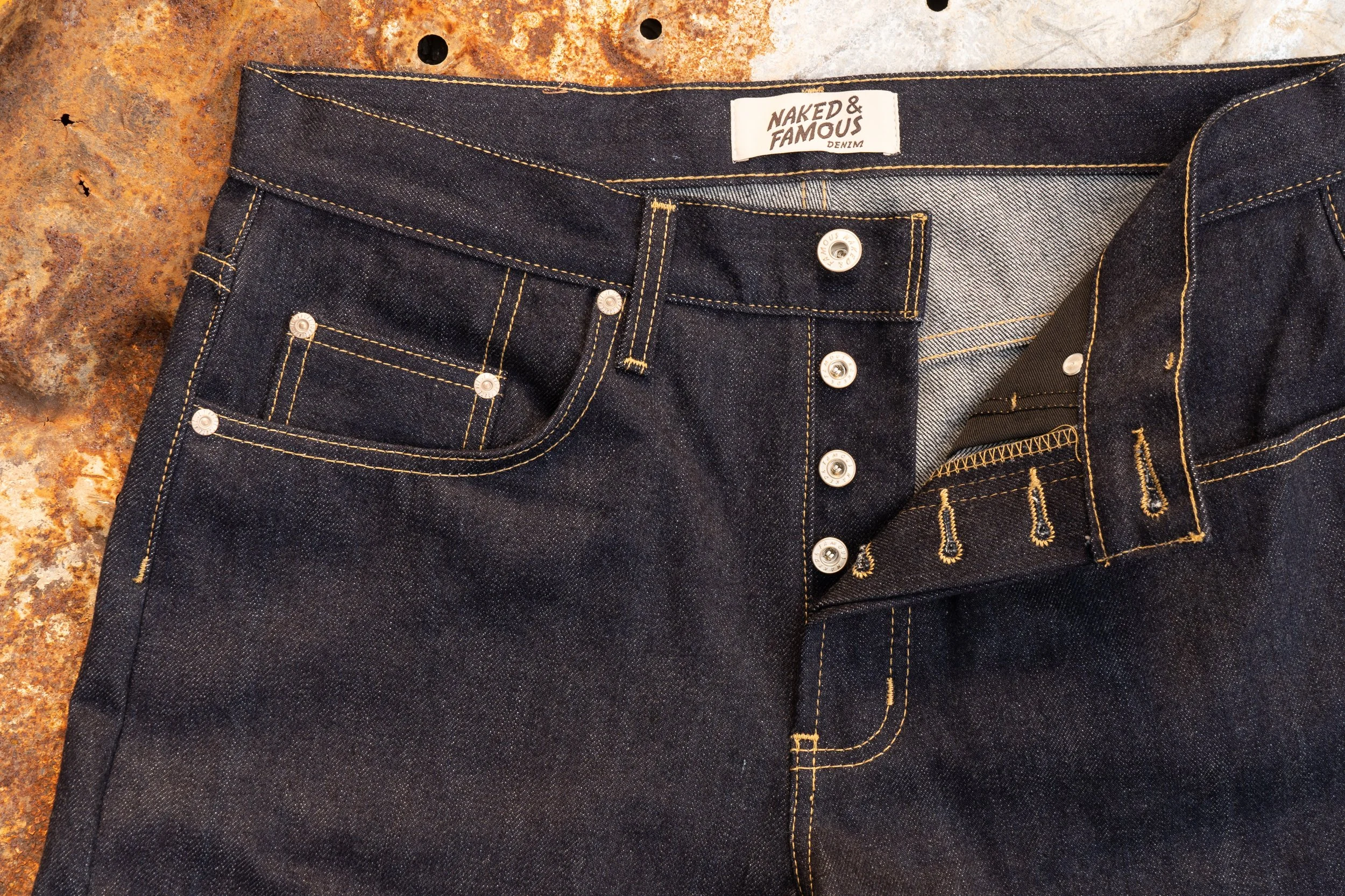 The Salvaged Selvedge Japanese Selvedge Denim Saved From Disaster Naked Famous Denim